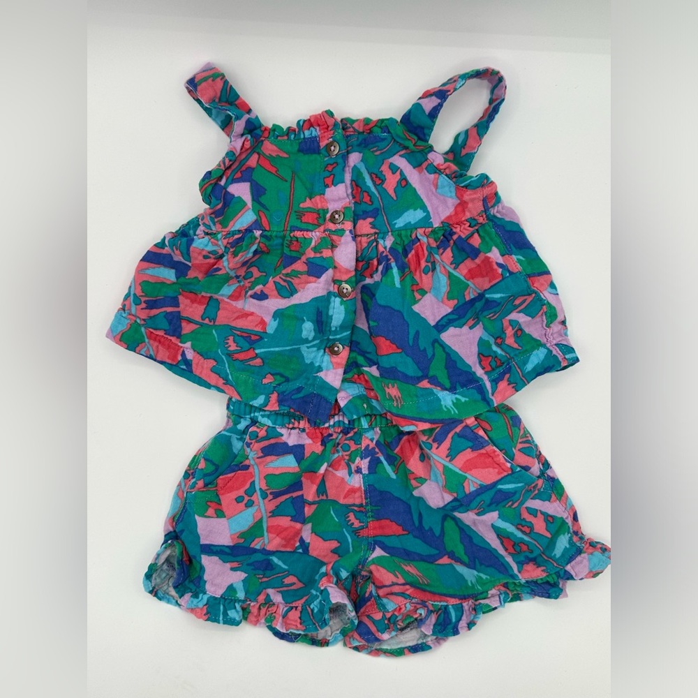 Fun colorful two piece outfit